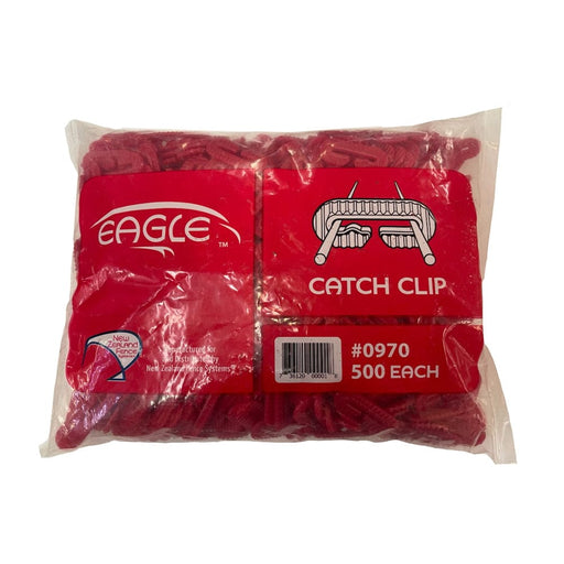 Orchard Valley Supply Catch Clip, Red, Bag of 500