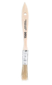 Orchard Valley Supply White Bristle Chip Brush 1/2"