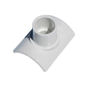 Orchard Valley Supply Bondable Saddle for PVC Pipe 1/2" Socket x 3/4" Spigot x 2" Saddle - White