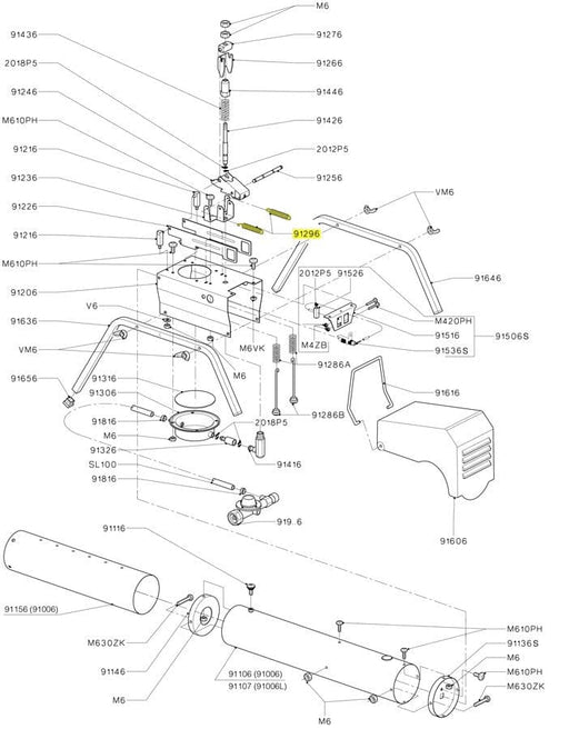 Orchard Valley Supply Zon 4 Cannon Pull Spring 91296