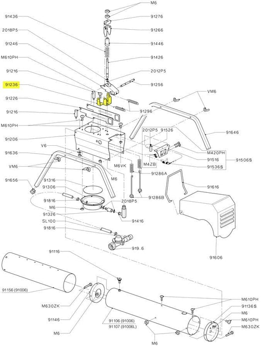 Sutton Ag Zon 4 Cannon Tripper 91246