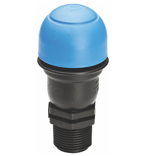 Orchard Valley Supply MPT Nylon Guardian Air and Vacuum Air Vent - 1 in.