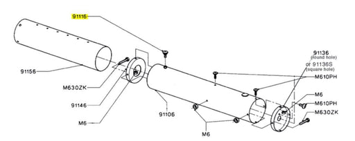 Orchard Valley Supply Clamping Bolt for Zon Mark 4 Cannon Body