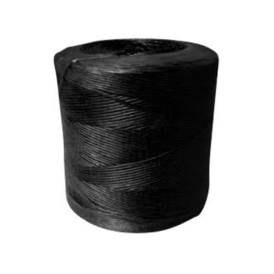 Orchard Valley Supply Spiral Wrap Twine - 5,500' Roll Black Monofilament