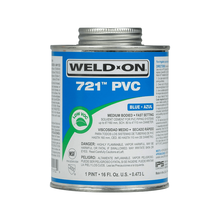 Ips Corporation Glue 1 Pint Weld-On 721 PVC Glue