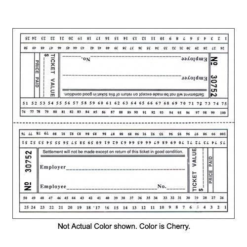 Orchard Valley Supply 2-Part Cherry Punchcard