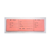 Orchard Valley Supply 3 Tab Bin Ticket - 25 per pack Orange