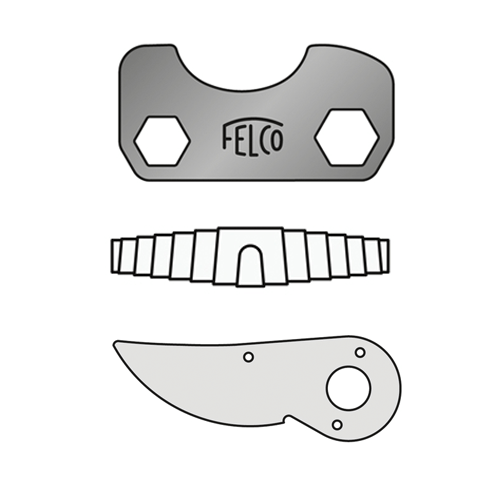 Orchard Valley Supply Felco 2 Replacement Parts 2/3-1 Kit: blade, spring, adjustment key