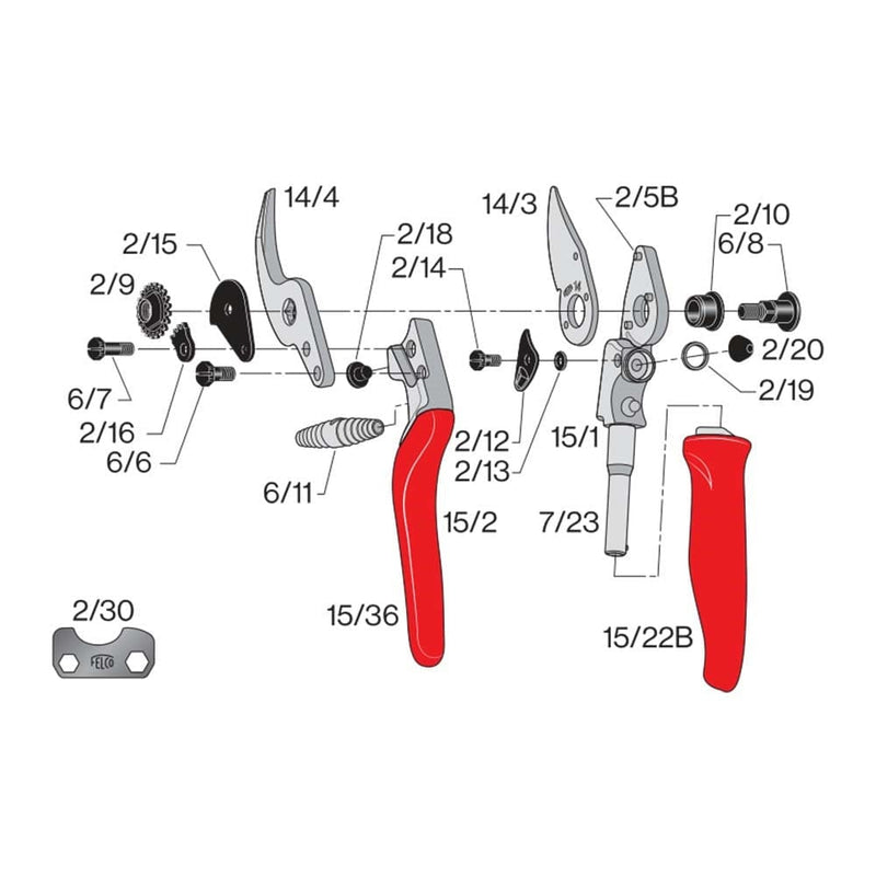 Orchard Valley Supply Felco 15 Replacement Parts