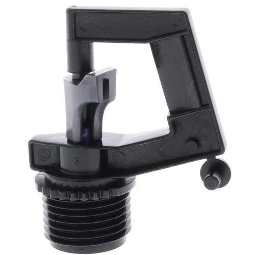 Orchard Valley Supply MNPT 1/2 in. Rotor Rain Mini Sprinkler with 0.110 in. Purple Orifice