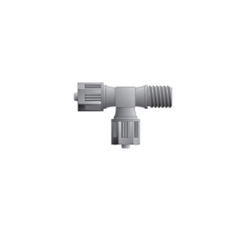 Orchard Valley Supply Netafim 6 mm x 6 mm x 1/8 in. Plastic Male Run Tee Valve - 76400-004355